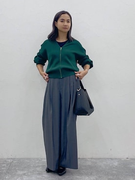 「アイテム（ローファー）」を使った、maikoko5さん（レディース・158cm・40代）の夏コーディネート