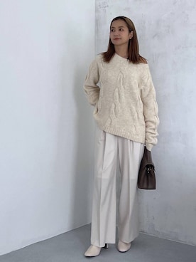 「アイテム（ハンドバッグ）」を使った、maikoko5さん（レディース・158cm・40代）の秋コーディネート