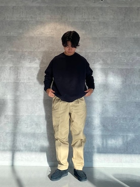 「アイテム（アナログ腕時計）」を使った、西村 一希さん（メンズ・174cm）の秋コーディネート