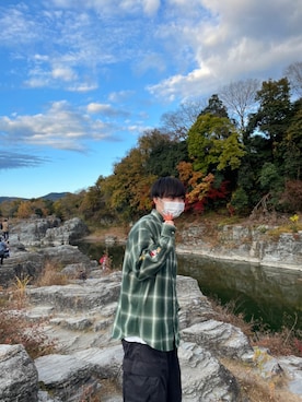 「ネルシャツ」｜Harutoさん（メンズ・175cm・10代）の秋コーディネート