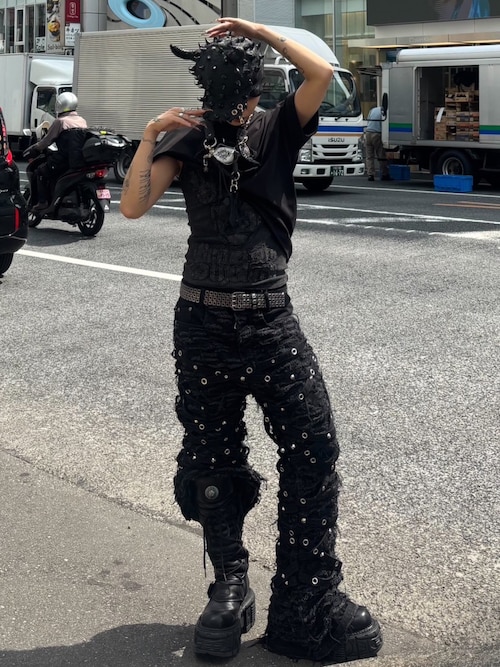 UNIZ ワイドパンツ ジーンズ 「UNIZ」Chainwrape Pants / 「ユニズ