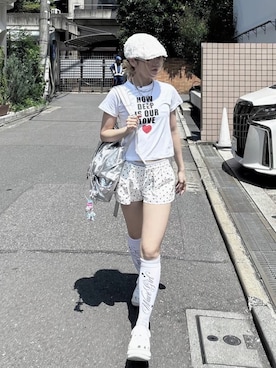 「アイテム（ハンチング/ベレー帽）」を使った、Never mind the XU / Chikashitsu+さん（レディース・160cm）の冬コーディネート