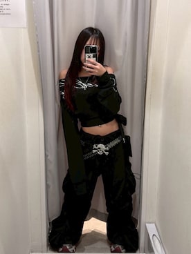 Never mind the XU / Chikashitsu+さん（レディース・153cm）の冬コーディネート