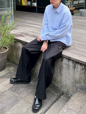 Never mind the XU / Chikashitsu+さん(メンズ・176cm)の冬コーディネート