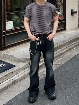 Never mind the XU / Chikashitsu+さん（メンズ・172cm）の春コーディネート