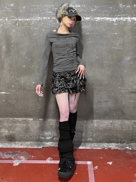 Never mind the XU / Chikashitsu+さん（レディース・159cm）の冬コーディネート