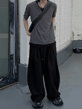Never mind the XU / Chikashitsu+さん(メンズ・169cm)の夏コーディネート
