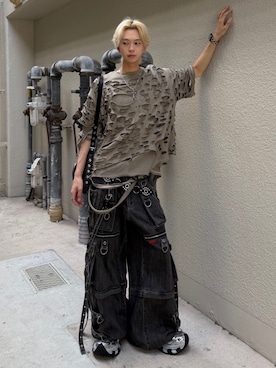 Never mind the XU / Chikashitsu+さん（骨格ナチュラル・メンズ・174cm）の夏コーディネート
