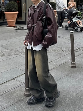 Never mind the XU / Chikashitsu+さん（メンズ・170cm）の春コーディネート