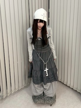 Never mind the XU / Chikashitsu+さん（レディース・150cm）の春コーディネート