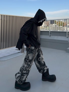 Never mind the XU / Chikashitsu+さん(メンズ・176cm)の冬コーディネート