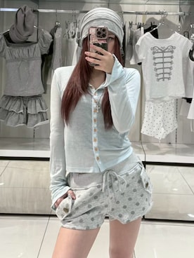 Never mind the XU / Chikashitsu+さん(レディース・153cm)の夏コーディネート