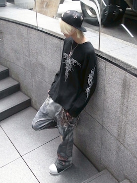 Never mind the XU / Chikashitsu+さん（メンズ・188cm）の秋コーディネート