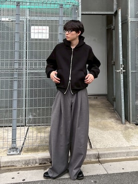 Never mind the XU / Chikashitsu+さん（メンズ・176cm）の冬コーディネート