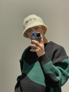 Never mind the XU / Chikashitsu+さん（メンズ・173cm）の春コーディネート