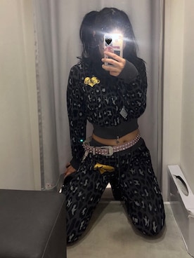 「GALFY（ガルフィー）のアイテム」を使った、Never mind the XU / Chikashitsu+さん（レディース・157cm）の秋コーディネート