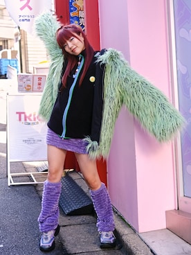 Never mind the XU / Chikashitsu+さん(メンズ・180cm)の冬コーディネート