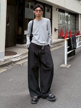 Never mind the XU / Chikashitsu+さん（メンズ・178cm）の秋コーディネート