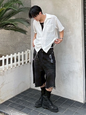 Never mind the XU / Chikashitsu+さん（骨格ナチュラル・メンズ・175cm）の夏コーディネート
