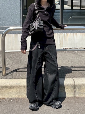 「アクセサリー」｜Never mind the XU / Chikashitsu+さん（レディース・165cm）の春コーディネート