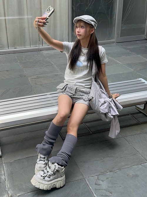 ★FANCYCLUB★BABY GIRL STRIPE LAYERED TEE (BLACK)★正規品 Baby and Toddler Girls Short Sleeve Basic Layering Tee