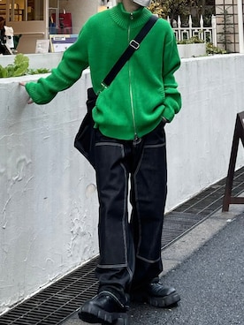 Never mind the XU / Chikashitsu+さん(メンズ・170cm)の冬コーディネート