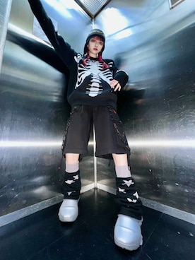 Never mind the XU / Chikashitsu+さん(レディース・162cm)の冬コーディネート