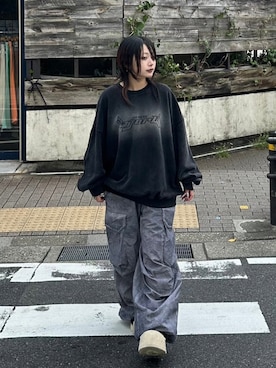 Never mind the XU / Chikashitsu+さん（レディース・154cm）の秋コーディネート