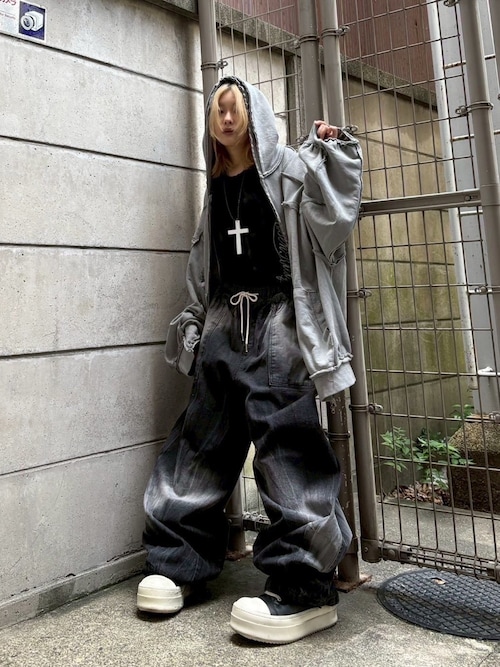 SURGERY】surgery remake over pigment hood jacket VER.2
