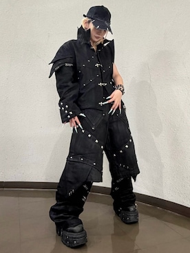 Never mind the XU / Chikashitsu+さんのコーディネート