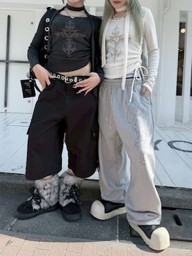 Never mind the XU / Chikashitsu+さん（レディース・160cm）の冬コーディネート