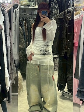 Never mind the XU / Chikashitsu+さんのコーディネート