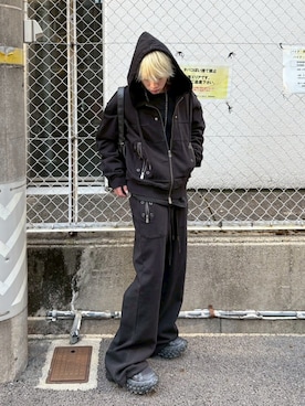 Never mind the XU / Chikashitsu+さん（メンズ・171cm）の冬コーディネート