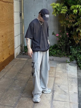 Never mind the XU / Chikashitsu+さん（メンズ・170cm）の春コーディネート