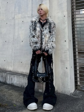 Never mind the XU / Chikashitsu+さん（メンズ・170cm）の冬コーディネート