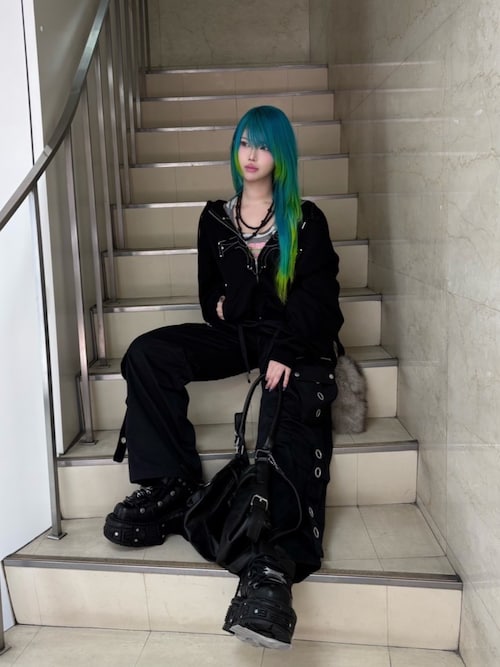 セール】【NOT KNOWING】Gothic Cross Hood Zip Up / 【ノットノー