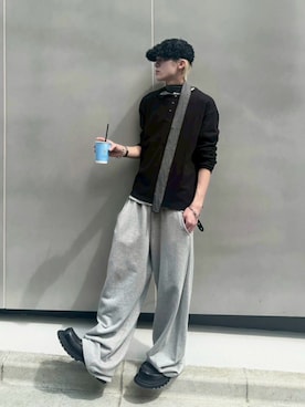 「アクセサリー」｜Never mind the XU / Chikashitsu+さん（メンズ・173cm）の春コーディネート