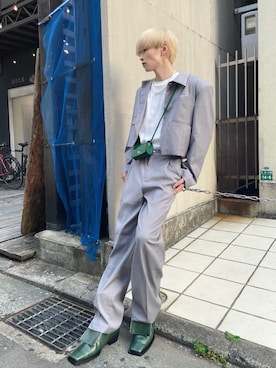 Never mind the XU / Chikashitsu+さん（メンズ・180cm）の秋コーディネート