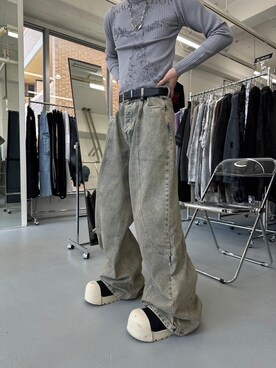 「FREE WORLD ORDER（フリーワールドオーダー）のアイテム」を使った、Never mind the XU / Chikashitsu+さん（メンズ・168cm）の春コーディネート