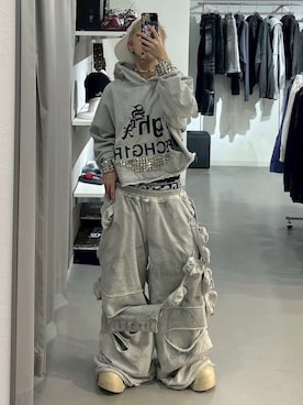 Never mind the XU / Chikashitsu+さんのコーディネート