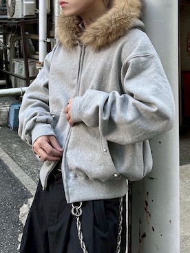 Never mind the XU / Chikashitsu+さん(メンズ・170cm)の冬コーディネート