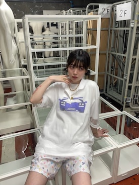 Never mind the XU / Chikashitsu+さん（レディース・163cm）の夏コーディネート
