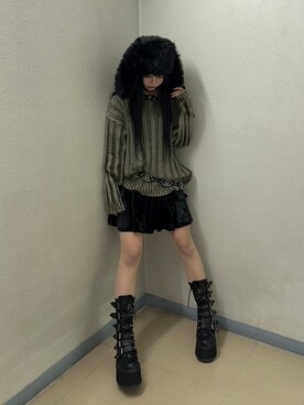 Never mind the XU / Chikashitsu+さん(レディース・161cm)の秋コーディネート