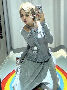 「アイテム（財布/小物）」を使った、Never mind the XU / Chikashitsu+さん（レディース・165cm）の秋コーディネート