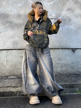 Never mind the XU / Chikashitsu+さんのコーディネート