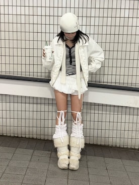 Never mind the XU / Chikashitsu+さんのコーディネート