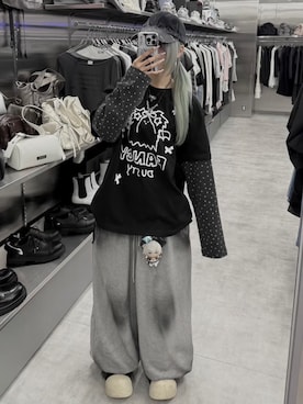 Never mind the XU / Chikashitsu+さん（レディース・160cm）の冬コーディネート