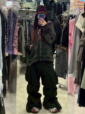 Never mind the XU / Chikashitsu+さんのコーディネート