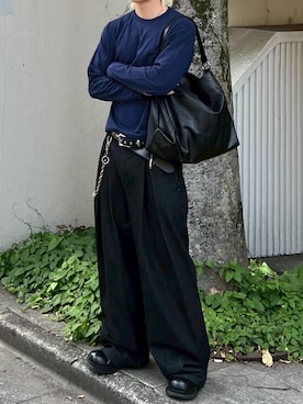 Never mind the XU / Chikashitsu+さん(メンズ・172cm)の夏コーディネート