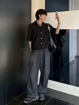 KARAKU 32サイズ✨️デニムストライプパンツ ネイビー マストバイ」クラッシュカーブデニムパンツ TK0198 – TAKUTAKU